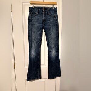 7 For All Mankind Women's Blue Boot Cut Jeans